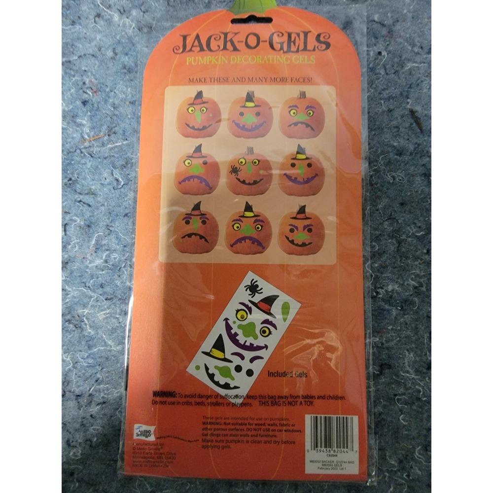 Halloween‎ Jack-O-Gels Witch 19 pcs - Picture 2 of 4